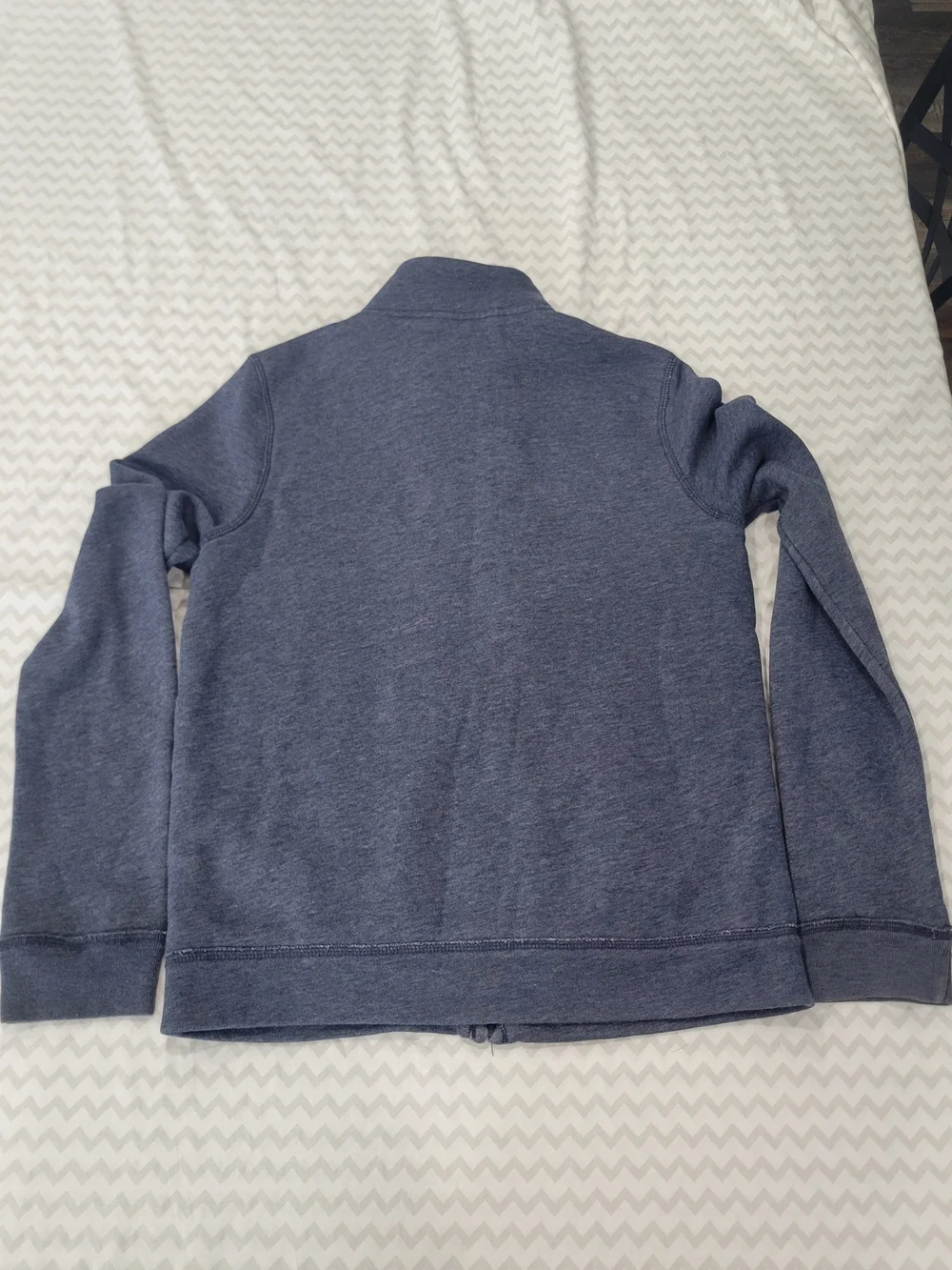 Abercrombie kids Navy Full-Zip Sherpa-Lined Jacket Size XL